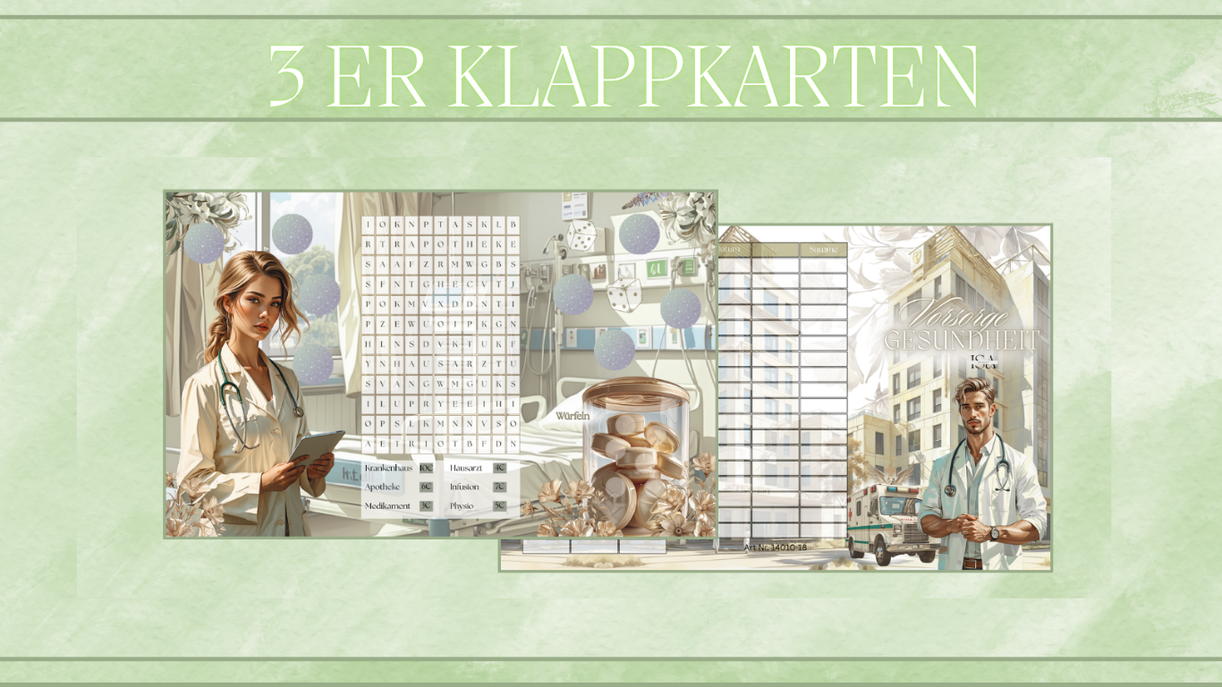 3er Klappkarten