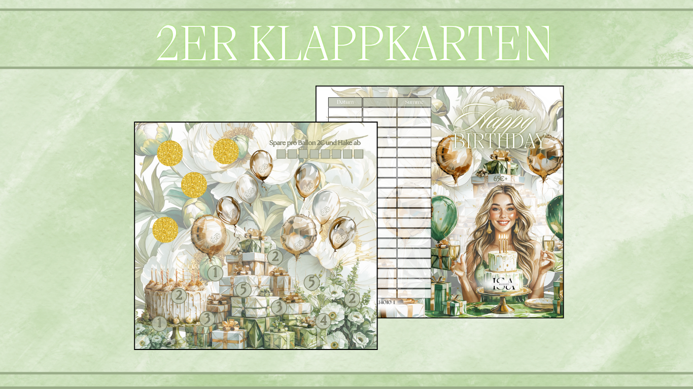 2er Klappkarten