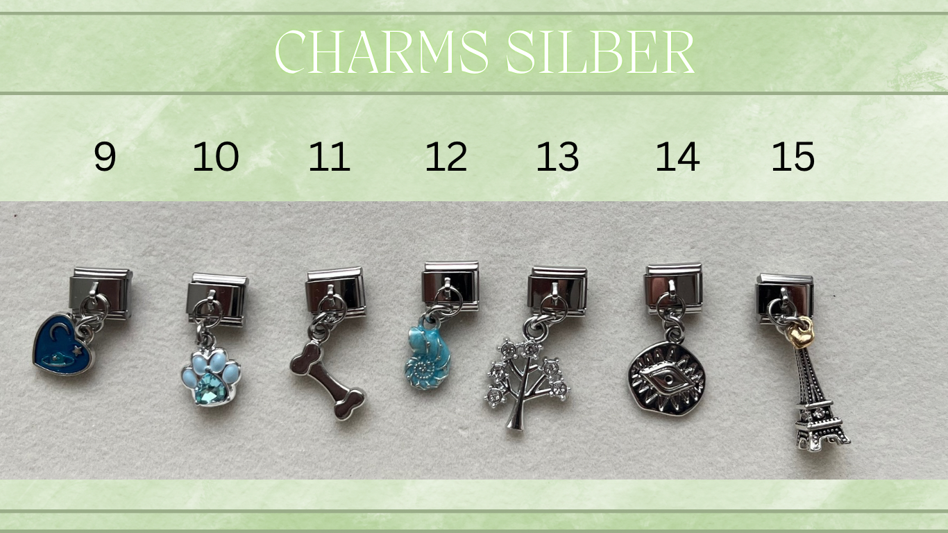 Silber Charms