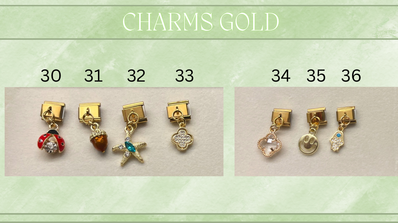 Gold Charms