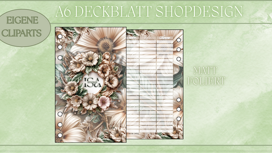 Deckblatt im Shopdesign A6