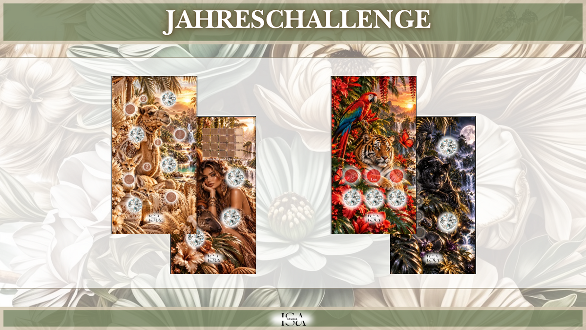 Jahreschallenge Colorful Jungle