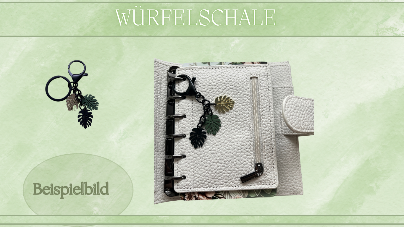 BLACK Monstera Anhänger