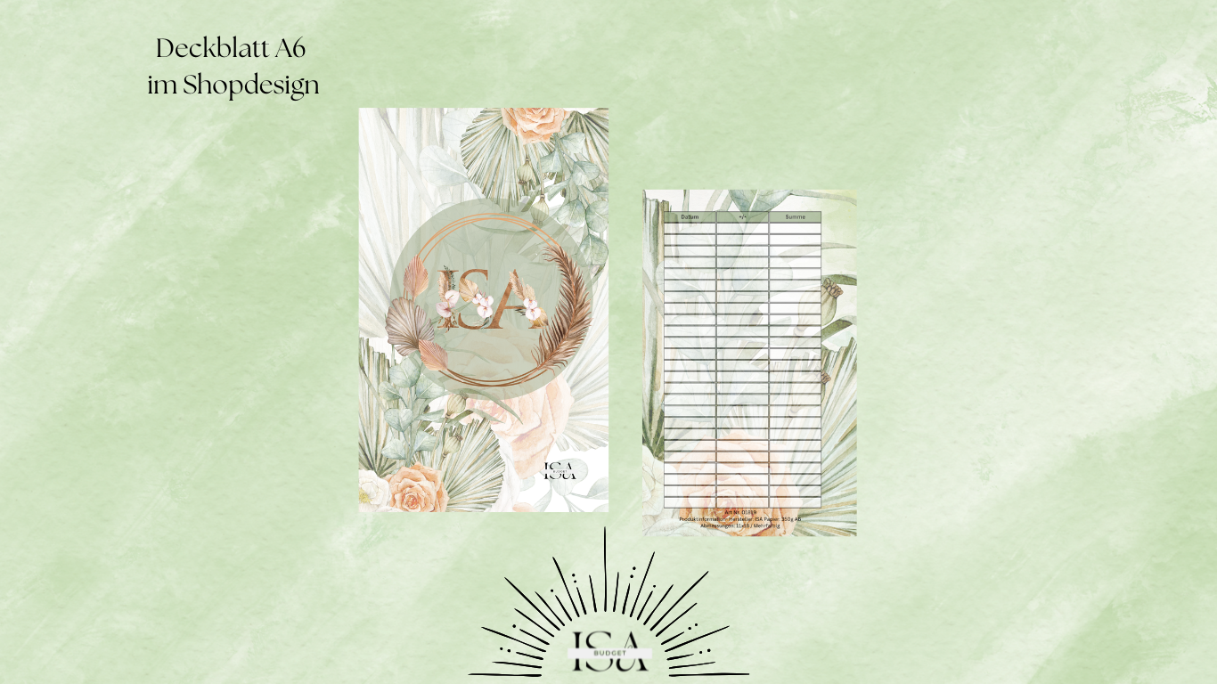 Deckblatt im Shopdesign- Art Nr. 01819