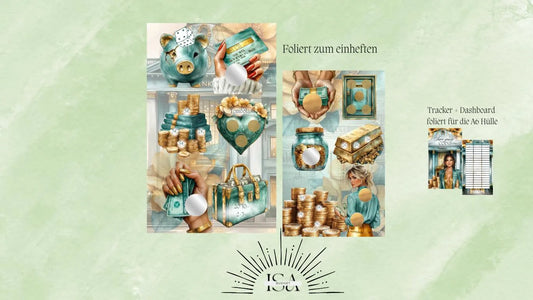Save you´r Coins - folierte Challenge zum einheften