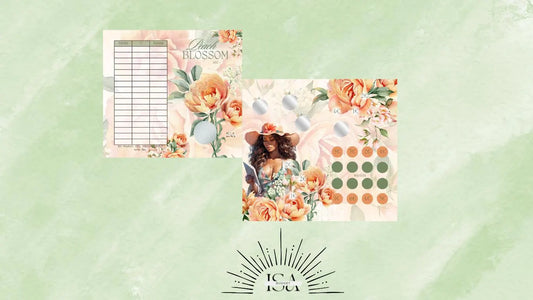 Peach Blossom - 2er Klappkarte