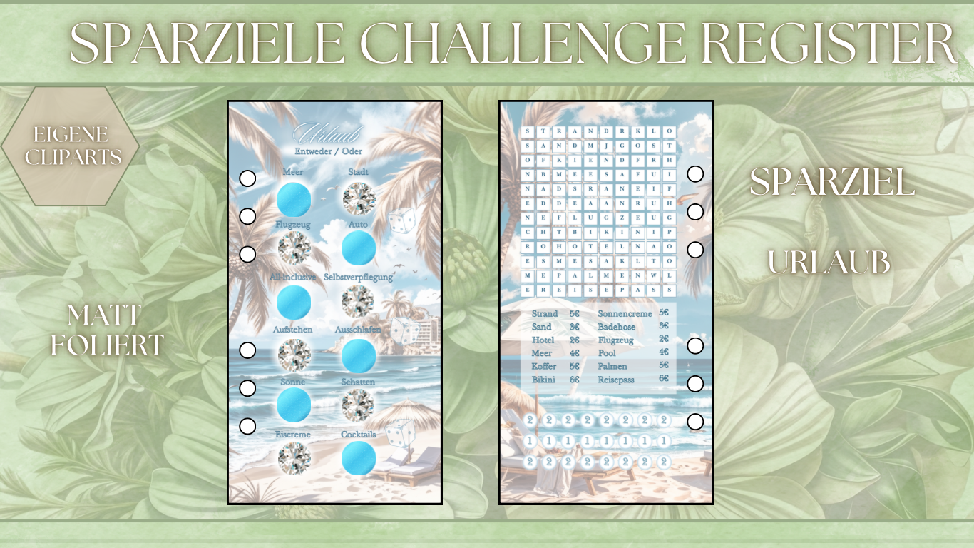 Sparziele Challenge Register