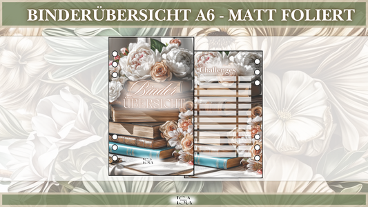 Binderübersicht Bücher
