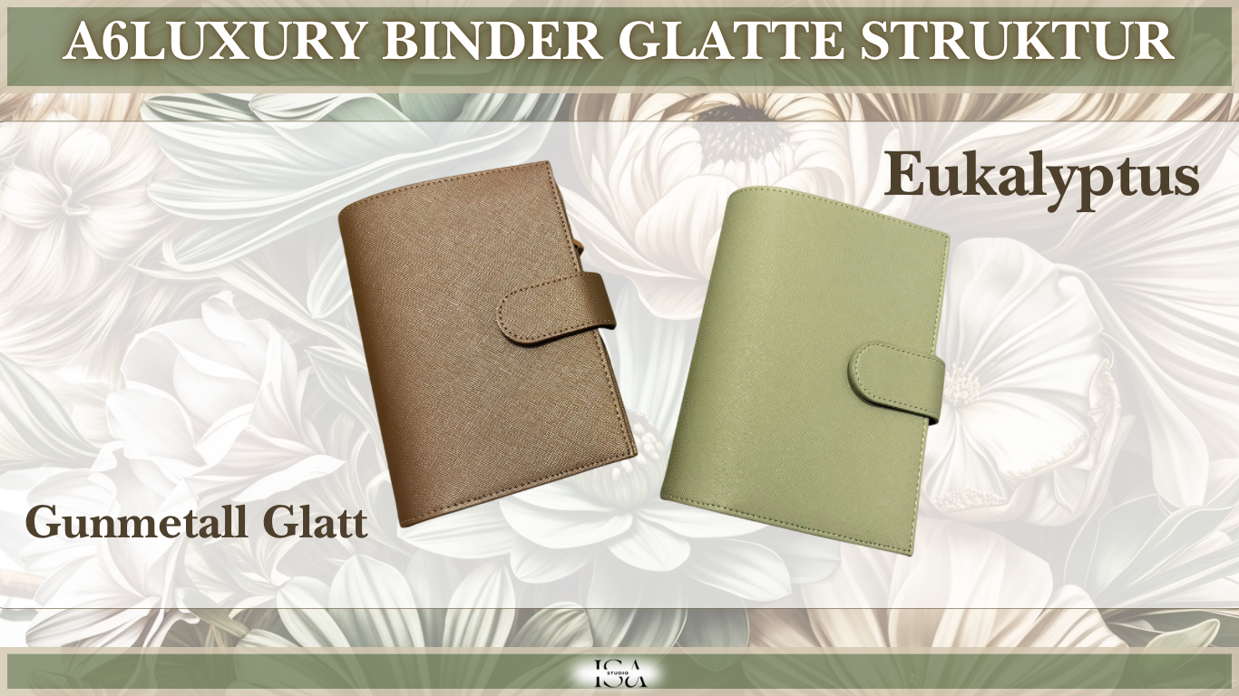 A6 LUXURY BINDER- Glatte Struktur