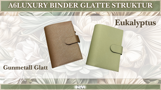 A6 LUXURY BINDER- Glatte Struktur