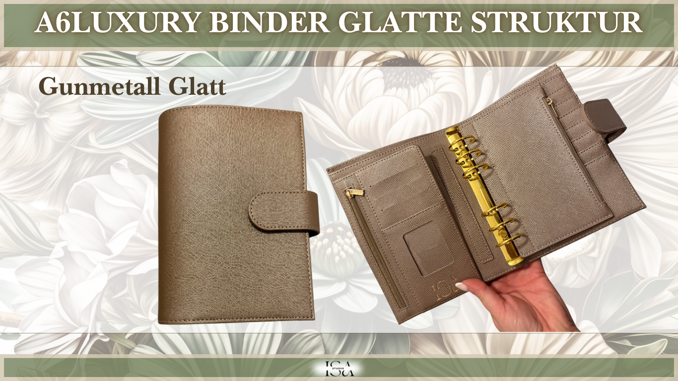 A6 LUXURY BINDER- Glatte Struktur