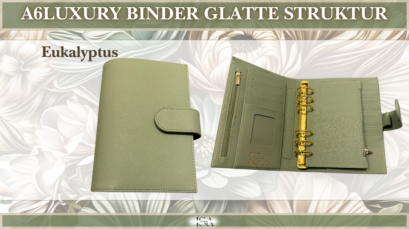 A6 LUXURY BINDER- Glatte Struktur