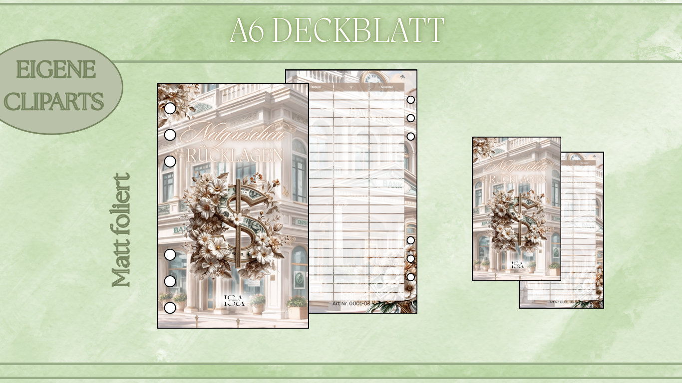 Rücklagen Deckblatt