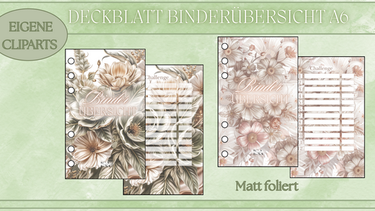 Deckblätter Binderübersicht