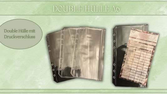 Double Hülle mit Druckverschluss 10ner Set