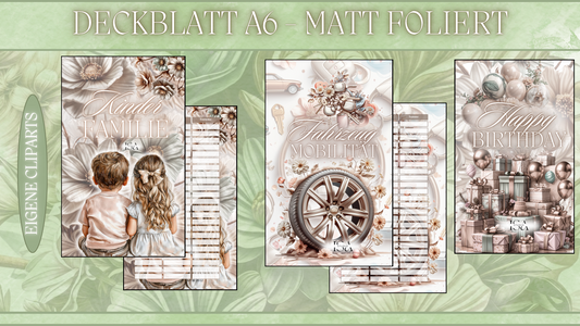 Matt folierte Deckblätter