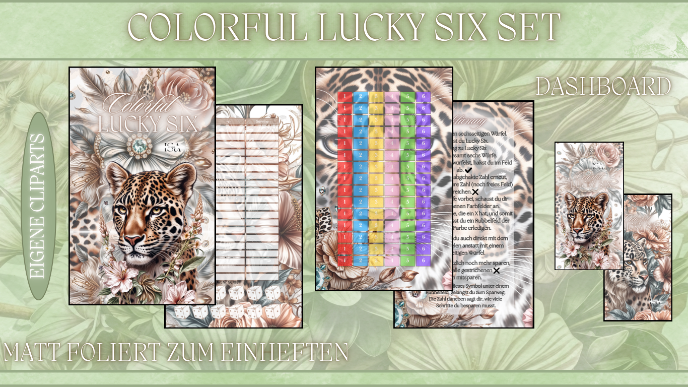 B-WARE Colorful Lucky Six Set