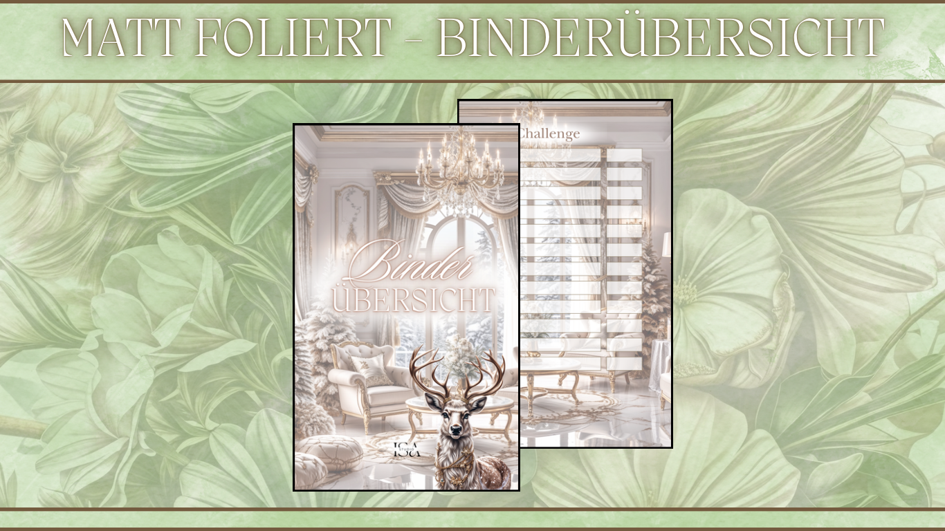 Binderübersicht - Matt foliert