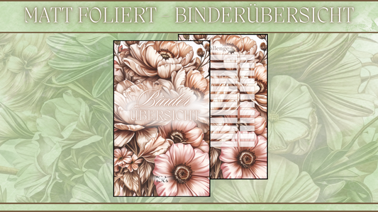 Binderübersicht - Matt foliert