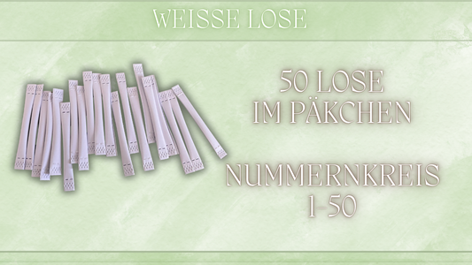 50 weiße Lose