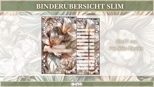 Binderübersicht Slim