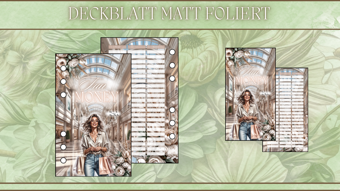 Deckblätter matt foliert