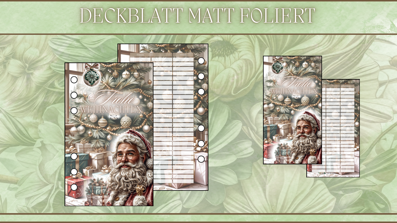 Deckblätter matt foliert