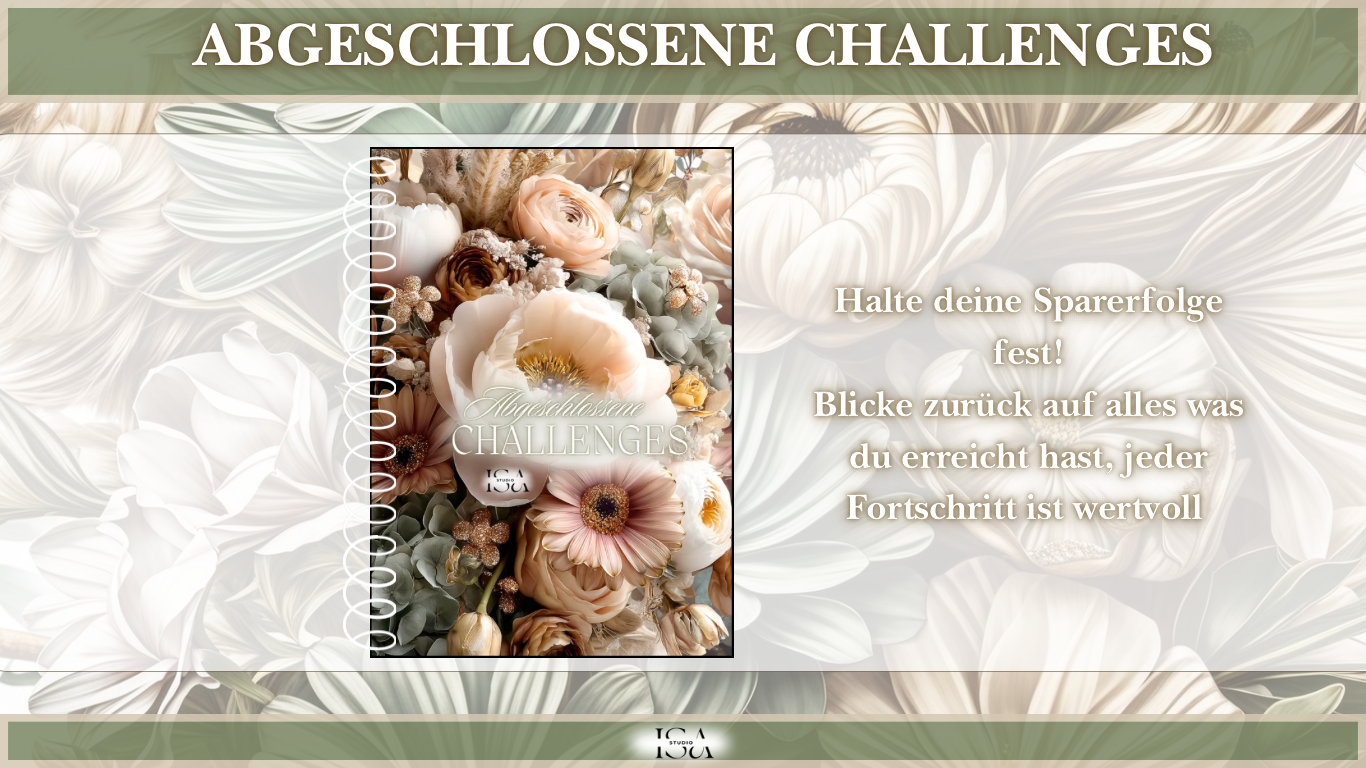 Abgeschlossene Challenges Ringbuch