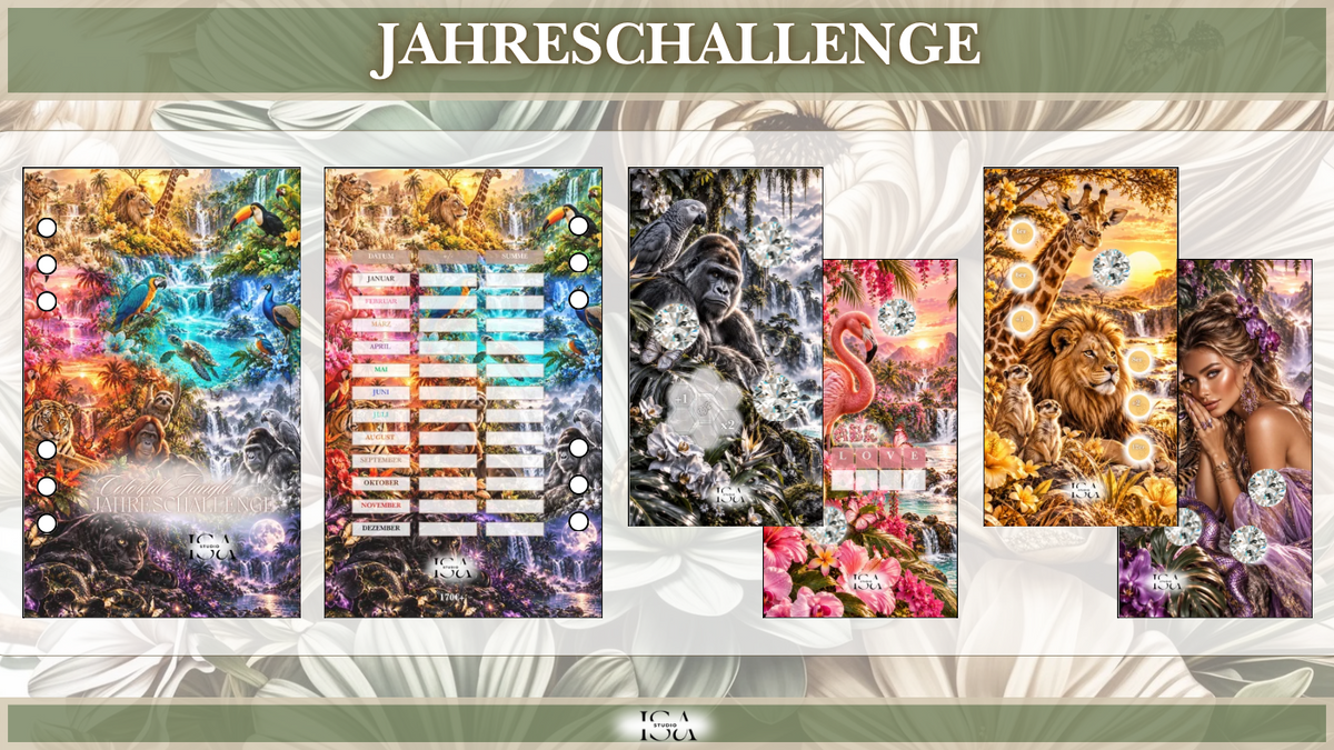 Jahreschallenge Colorful Jungle