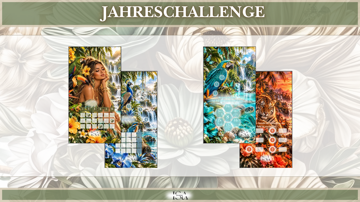 Jahreschallenge Colorful Jungle
