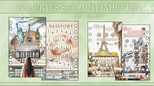 Foliertes Set My Next Trip