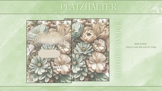 Auf der Bank-Platzhalter 5er Set