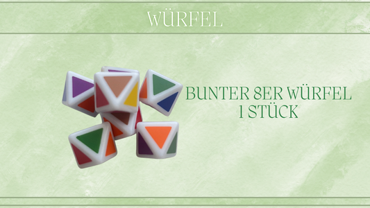 Bunter 8er Würfel